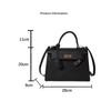 PU Fashion Versatile Buckle Handbag Casual Solid Large Capacity Shoulder Bag 2025 Hot Selling Women's Light Luxury Crossbody Bag