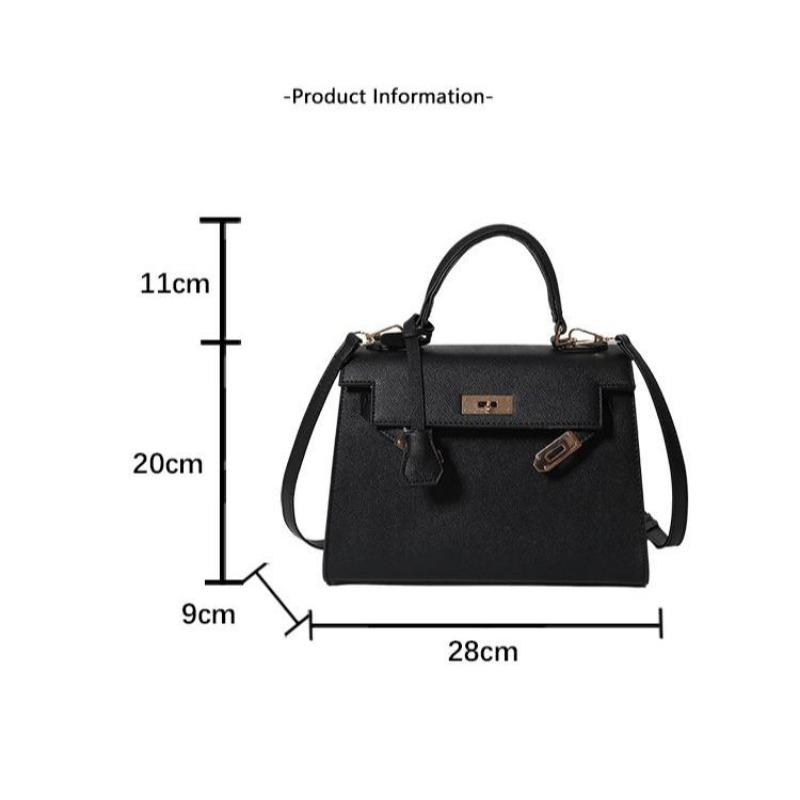 PU Fashion Versatile Buckle Handbag Casual Solid Large Capacity Shoulder Bag 2025 Hot Selling Women's Light Luxury Crossbody Bag