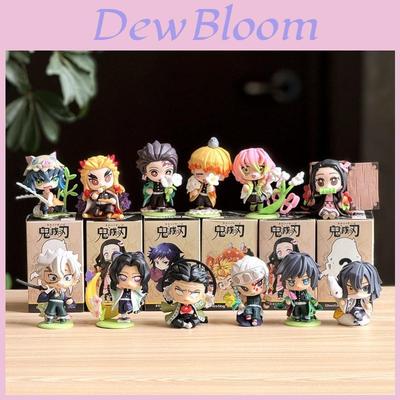 Demon Slayer Birth Flower Series Pvc Figurines With Collectible Display For Fans And Giftgiving