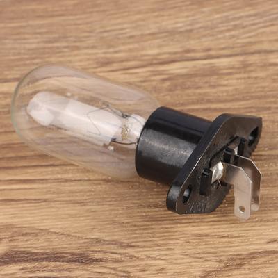 1Pc 4.8Mm Socket With Bent Foot 220V 15-20W Microwave Oven Bulb With Holder