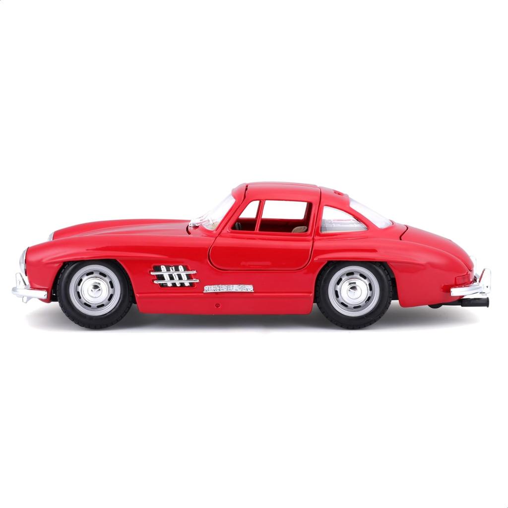 Bburago 1/24 Scale Mercedes-Benz 300 SL 1954 Red / Diecast Model Car, Finished Product, 18-22023 RD [Parallel Import]