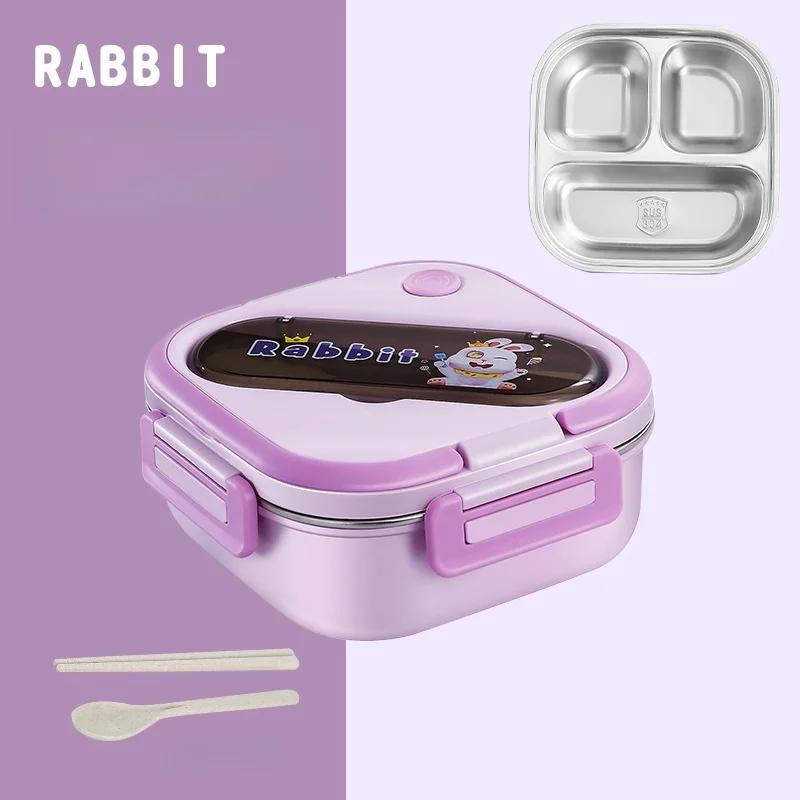 

Ланч-бокс из нержавеющей стали 304, портативный ланч-бокс для офисных работников, студенческий ланч-бокс большой емкости для посуды, ящик для хранения фруктов 3 grids