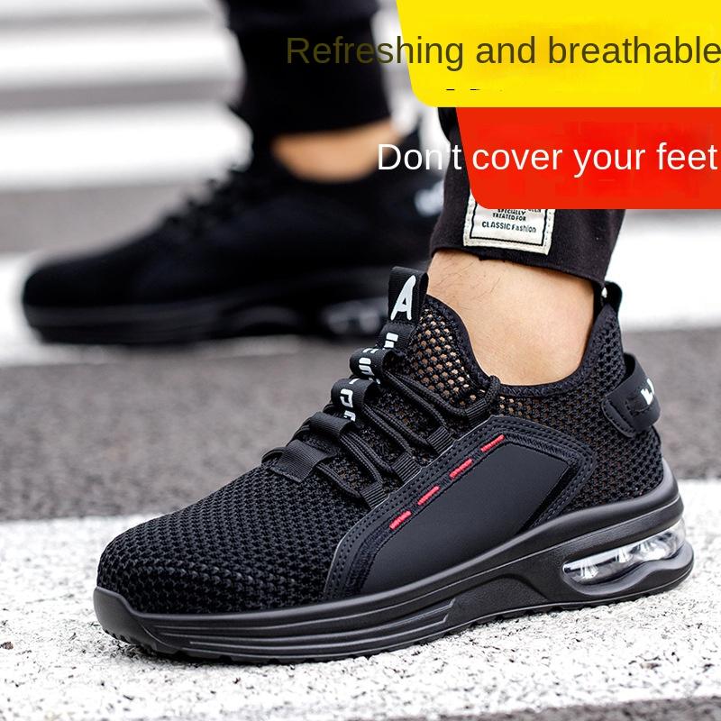 Anti-smashing and Anti-piercing Labor Insurance Shoes, Air Cushion Sole Work Shoes, Steel Baotou Safety Shoes