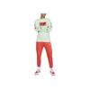 Nike Sportswear Letter Logo Print Round Neck Long Sleeve T-Shirt Men Tops Mint-Green DX1051-379