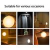 Mini LED Touch Sensor Night Lights USB Rechargeable Kitchen Lamp Portable Round Magnetic Night Light Dimming Wall Base Bedr I4Z1