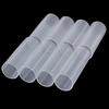 8Pcs 6Cm Plastic 18650 Battery Holder Tube For Flashlight Torch Lamp Light