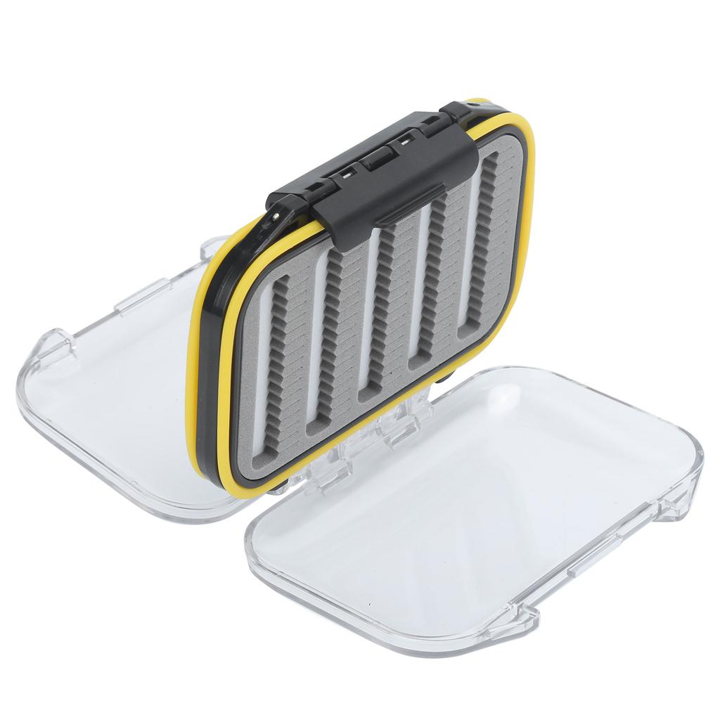 DoubleSided Transparent Fly Fishing Tackle Hook Preservation Box Fishing Accessory