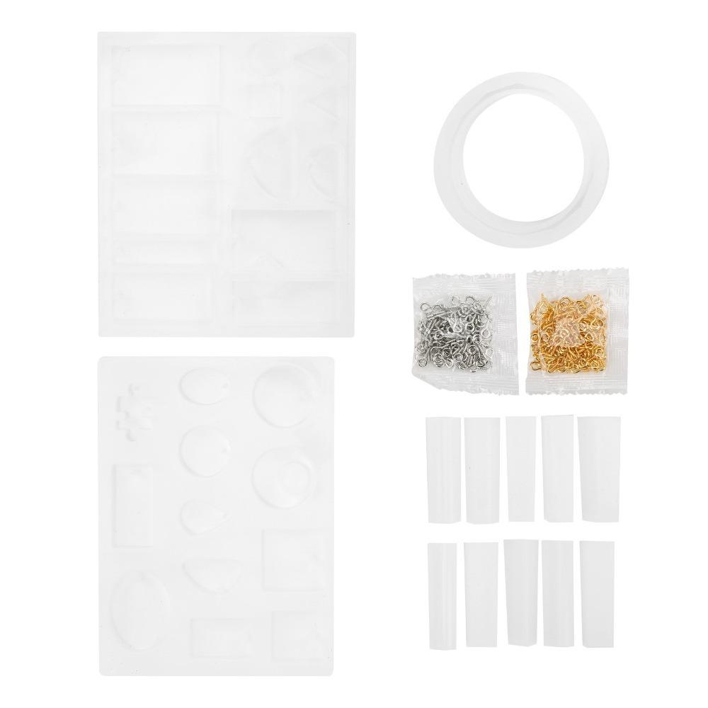 213pcs Reusable Silicone Jewelry Mould Durable Resin Silicone Mould DIY Handiwork