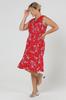 Women's Big Size Dress Combed Cotton Summer Mother Dress