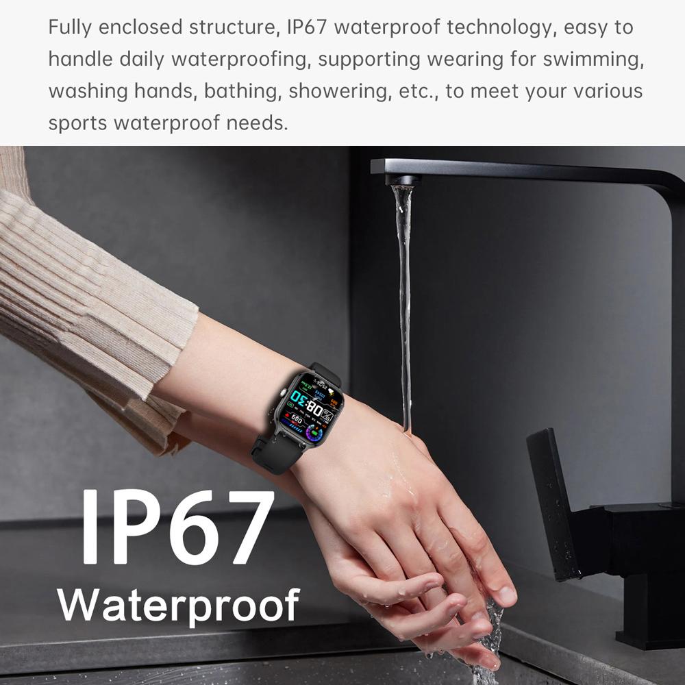 Z49 gtS4 2,01-Zoll-Bildschirm Smartwatch Bluetooth-kompatibles Anrufen Herzfrequenz Schlaf Gesundheitsüberwachung Sportuhr