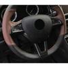Stick Styling Cover Inner Ide For Skoda Kodiaq 2017 2018     Steering Wheel Interior Kit Switch Trim Frame