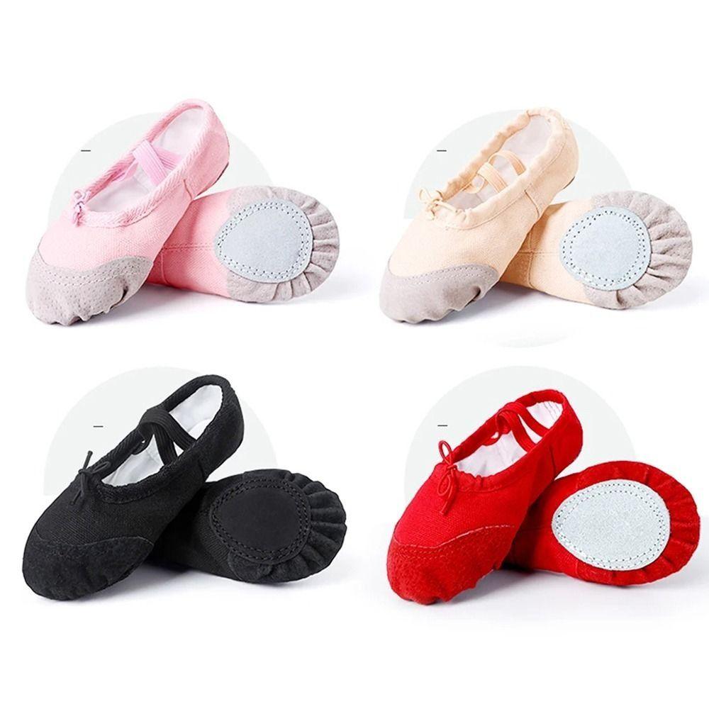 

5 colors Ballet Dance Shoes Soft Sole Adult Dance Slippers Ballerina Shoes Ballet Dancer 34 рожевий