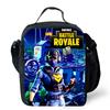 FORTNITE Cartoon Children's Picnic Bag, Kids Insulated Cooler Lunch Bags Cute Portable Lightweight, For Boys & Girls Ages 6-11