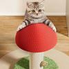 Red Mushroom Shaped Cat Scratch Board Scratch Resistant Cat Toys New Cat Scratcher  Pet Supplies