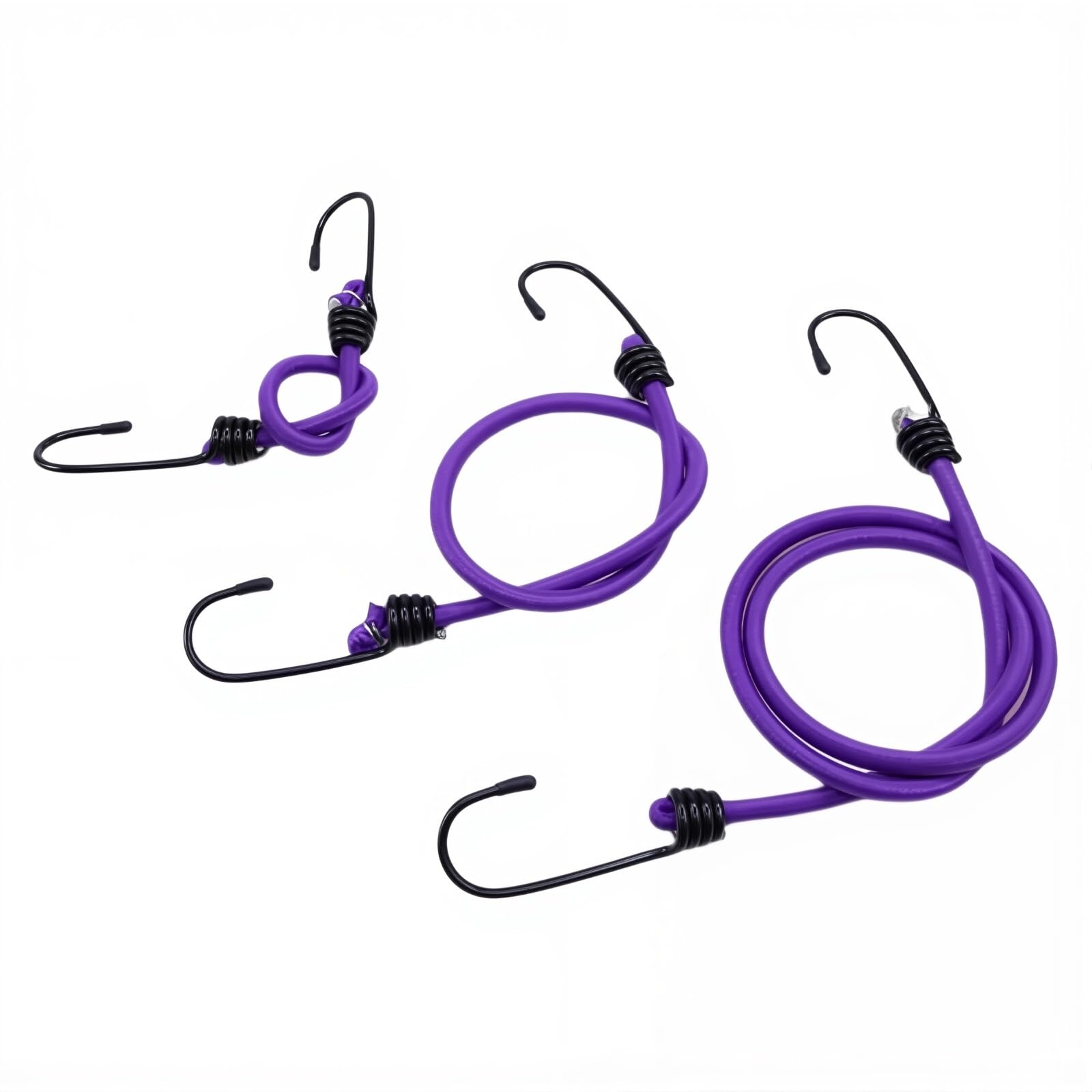 

Резиновый Шнур с Крючком Набор из 3 шт. 30/50/80 см Прочный Эластичный