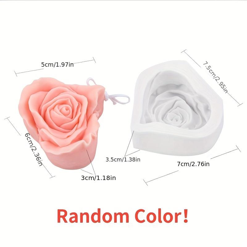 

Силиконовая форма для свечей в форме сердца, форма для мыла в виде цветка своими руками, инструмент для изготовления свечей, товары для рукоделия, милые подарки, домашний декор