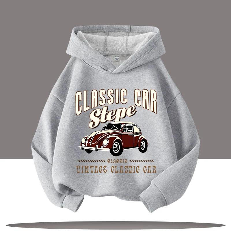 

Зимние и осенние модные брендовые спортивные рубашки для мальчиков, детские худи с мультяшными принтами с буквами, повседневные топы для девочек 100