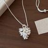 Silver Pine Cone Necklace for Women Adjustable Chain for Birthdays Special Occasions Jewelry Present