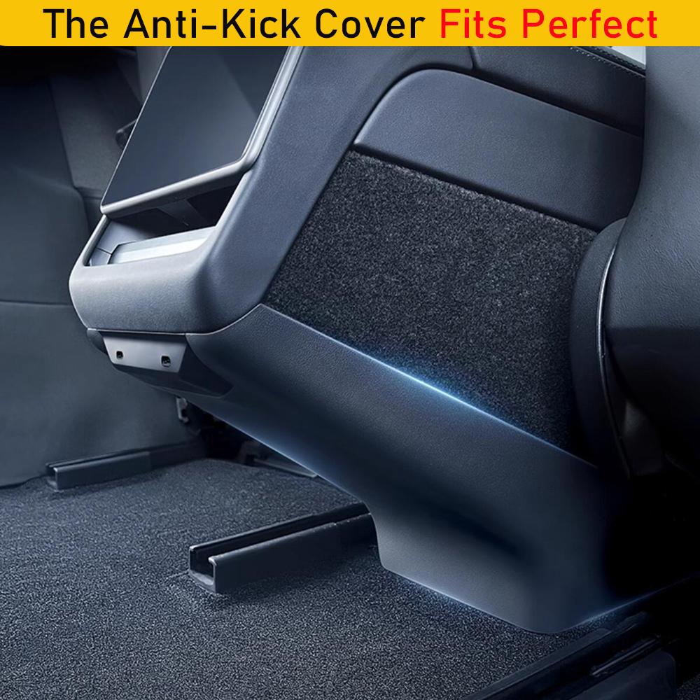 Rear Anti Kick Cover Protector Trim for Tesla Model Y Juniper Model 2025 2026 Air Condition Vent Outlet Kick Pad Mat Accessories