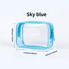 1pcs large capacity makeup bag, travel multifunctional makeup storage bag, transparent waterproof and dustproof toileting bag
