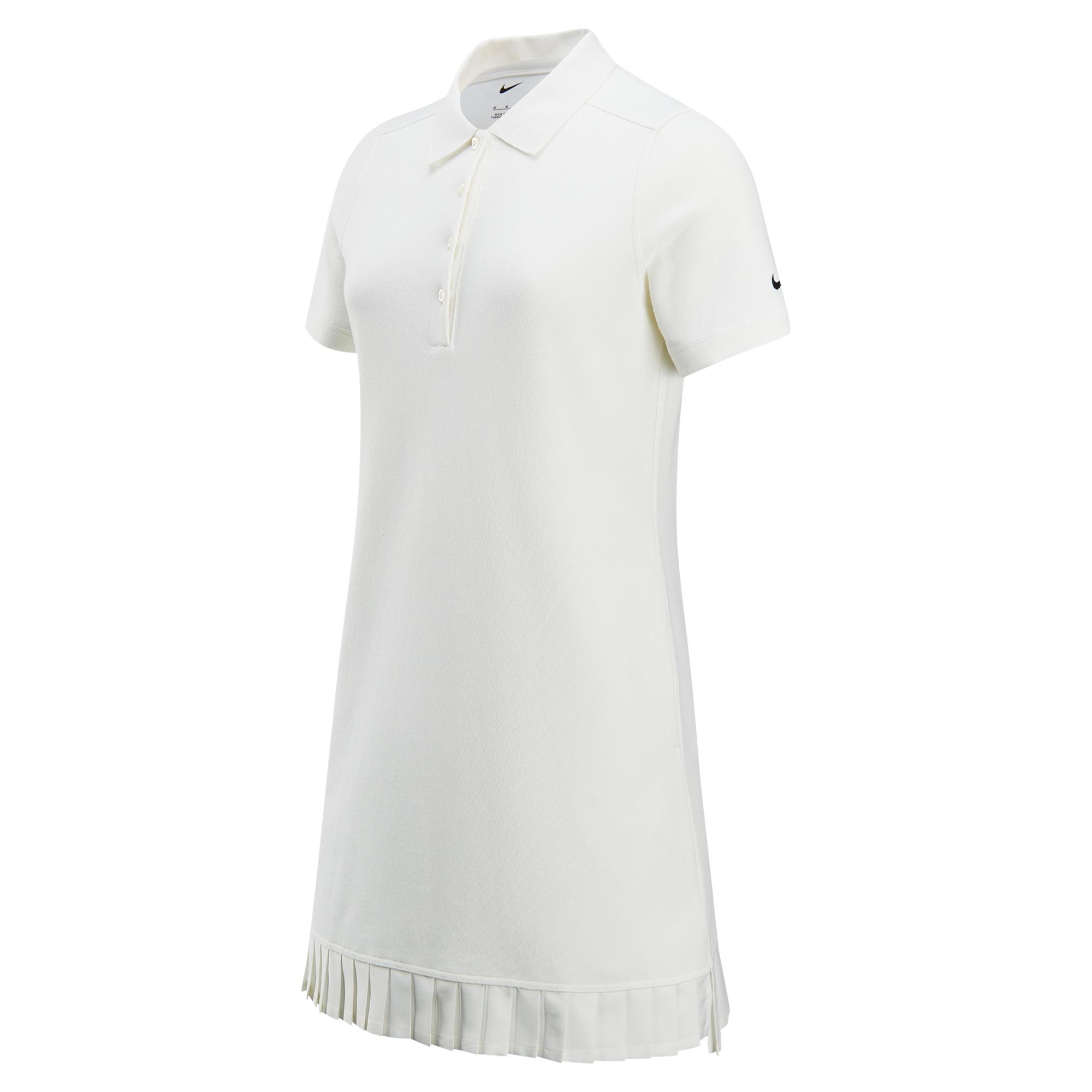 

Nike Поло для гольфа Элегантное Однотонное Платье с Коротким Рукавом Женские Платья IF8523-133 2XL