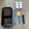 Small Paint Roller Set Includes Microfiber Rollers Touches Up Multipurpose Tray Home Accessory for Wall Painting