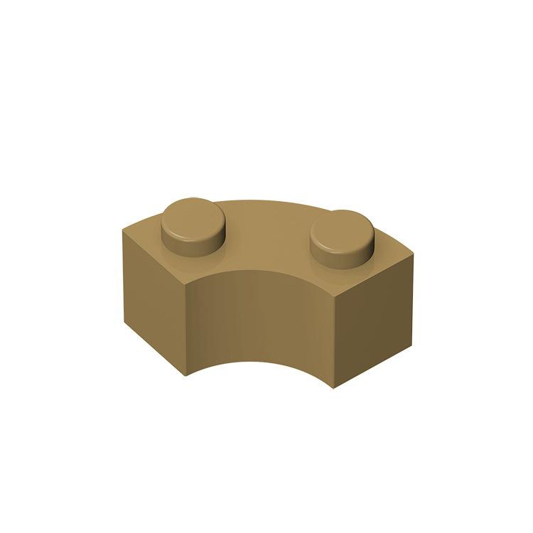 20PCS MOC Parts 3063 85080 Brick Round Corner 2x2 maccheroni mattoni compatibili fai da te Assmble Building Blocks particella Ki
