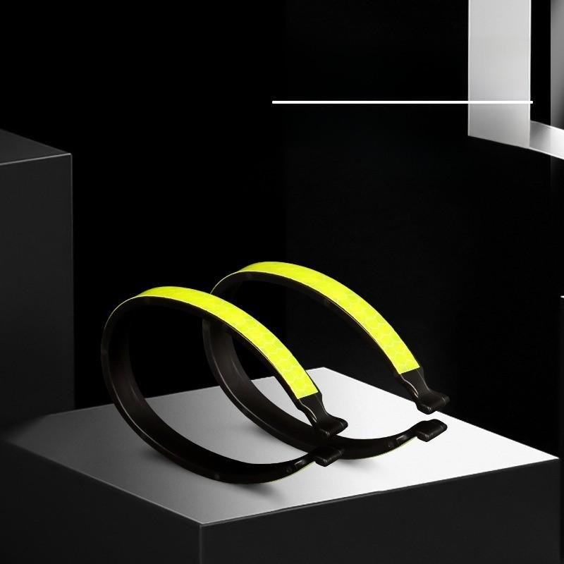Bicycle Reflective Leg Strap With Abs Pvc Material For Night Riding Safety Gear