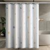 Bathroom Thickened Waterproof Curtain Mildew Proof Shower Curtain Shower Partition Curtain Shower Curtain Bathroom Curtain Free Perforation