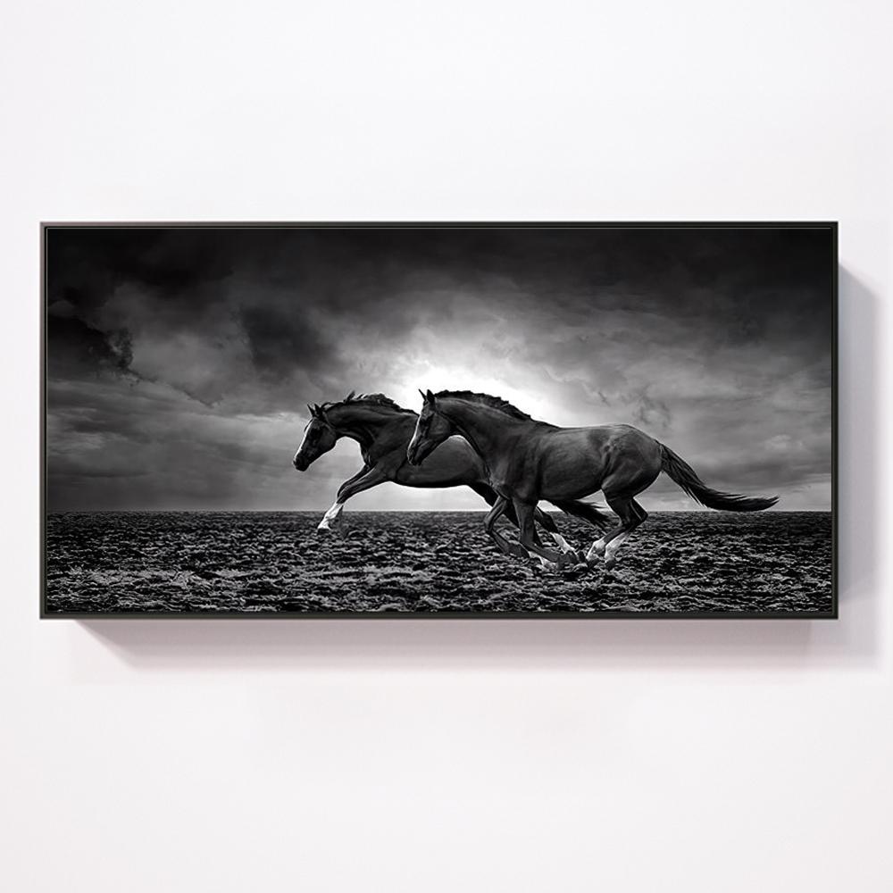 Chinese Style Galloping Horse Wall Art Posters Simple Atmosphere Modern Home Decor Canvas Painting Mural Pictures Prints Artwork