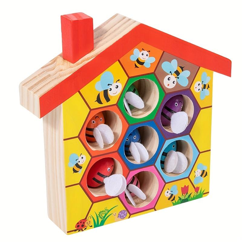 A Game for Classifying The Colors And Shapes of Bee Houses As a Festive Gift.