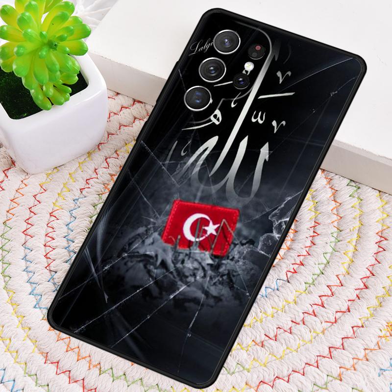 Flag Turkey Istanbul Antalya Mustafa Wolf Phone Case for Samsung Galaxy Note 10 Pro S26 Ultra S23 S24 FE S25 S21 S22 PLUS Cover