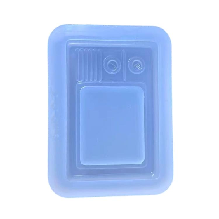Retro Styles Silicone Television Mould for Crafting Projects Easy to Demold and Cleaning Heat Resistant Materials