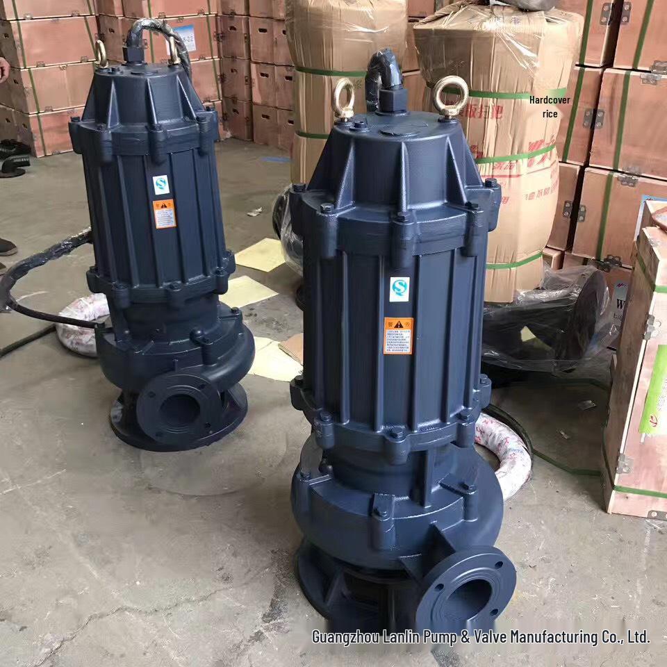 4-Inch Submersible Cutting Pump for Farm Sewage, Model 100WQAS80-25-11