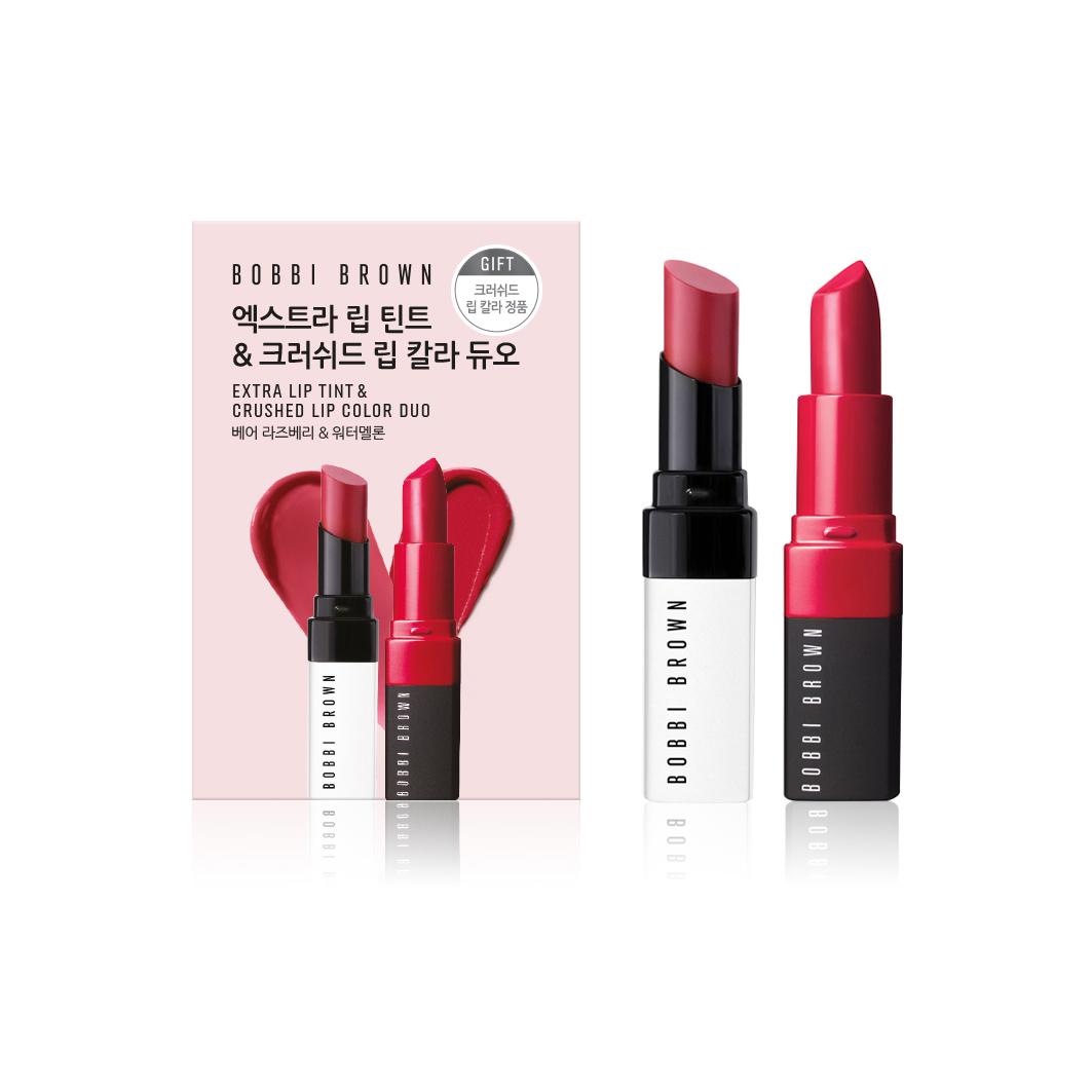 

Планирование дуэта помады Bobbi Brown Extra Lip Tint и Crushed Lip Color Bear Raspberry & Watermelon