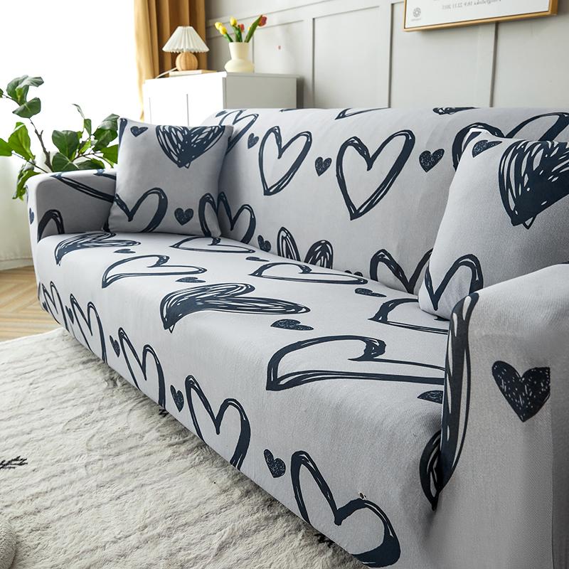 Stretch Couch Cover All-Inclusive Sofa Slipcovers For Kids Pets Washable Universal Furniture Protector With Elastic Bottom