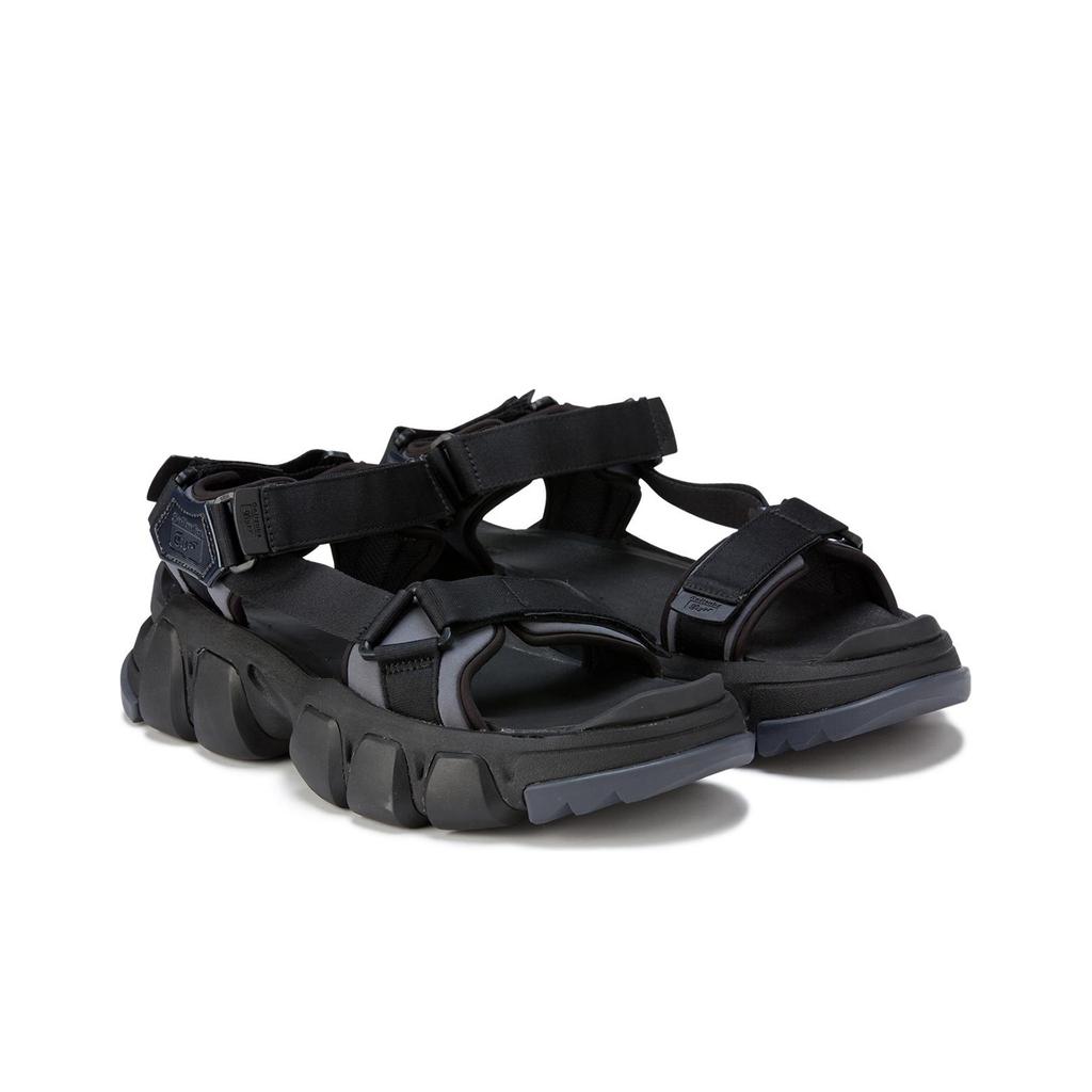 ONITSUKA TIGER Dentigre Series Riemen Bequeme Vielseitige Strandsandalen Unisex Sandalen Schwarz 1183B256-001