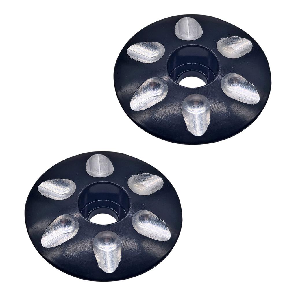 High Strengths Aluminum Alloys Bike Headset Cover Weatherproofed Cycling Headset Cap Commuters Bike Accessories