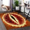 Eyes of Sauron,Dark Entity Polyester Office Carpet Chair Mats, Home Decor Dormitory Floor Protector with Anti-Skid Backing, Large Area Cover