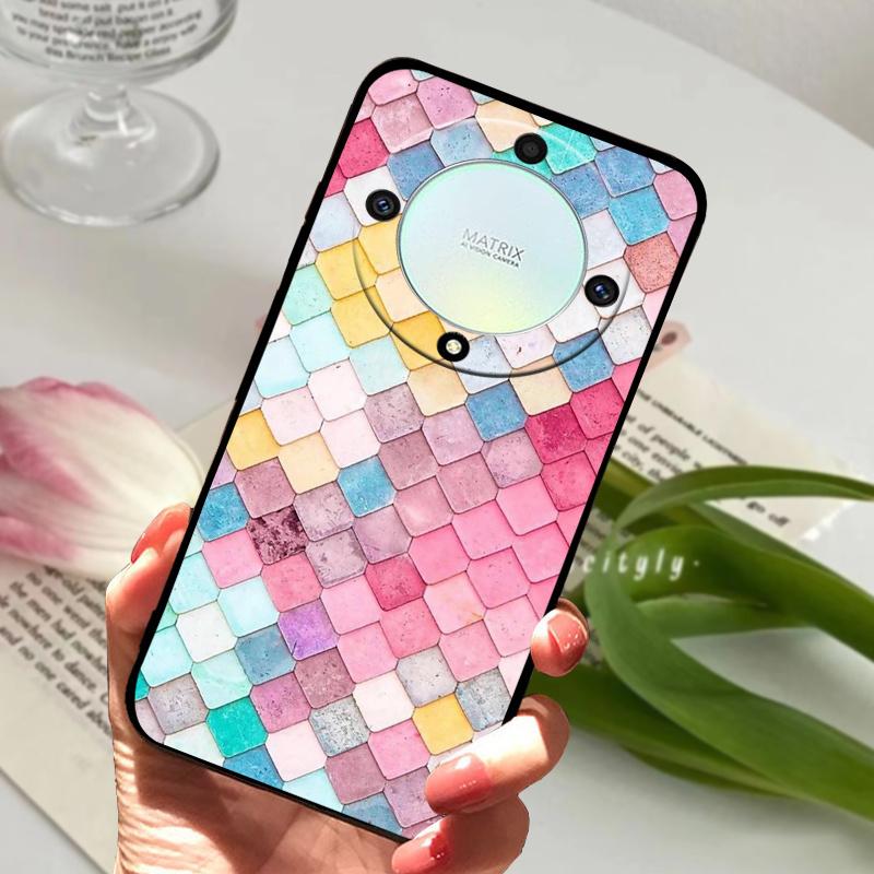 For Honor Magic6 Lite 5G Case Shockproof Soft TPU Silicone Phone Cover For Honor Magic 6 Lite 5G Capa Cartoon Magic6Lite 6 Lite