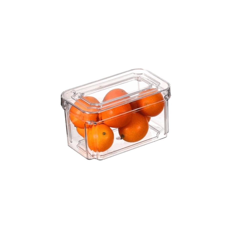 Transparent Food Storage Containers with Lids Kitchen Storage Box  Home Kitchen 4.84x2.95x2.76in