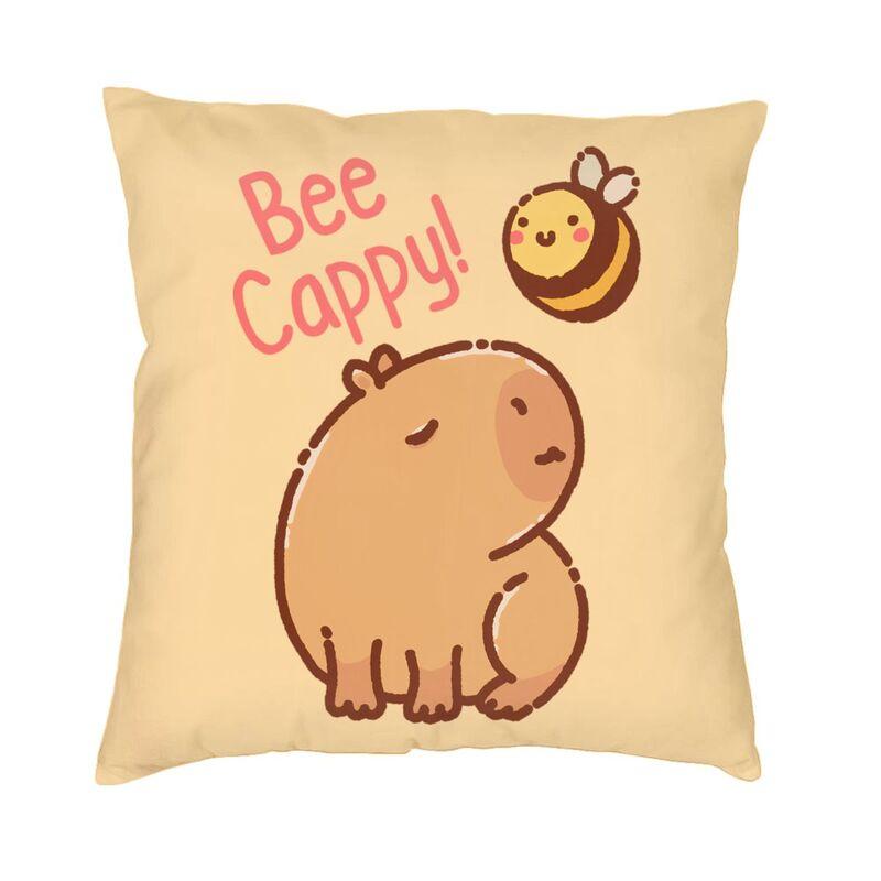 Custom Cute Capybara Cushion Cover Sofa Home Decor Square Throw Pillow Case 40X40Cm
