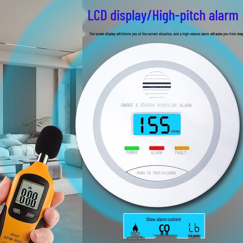 High-Sensitivity Carbon Monoxide & Smoke Alarm