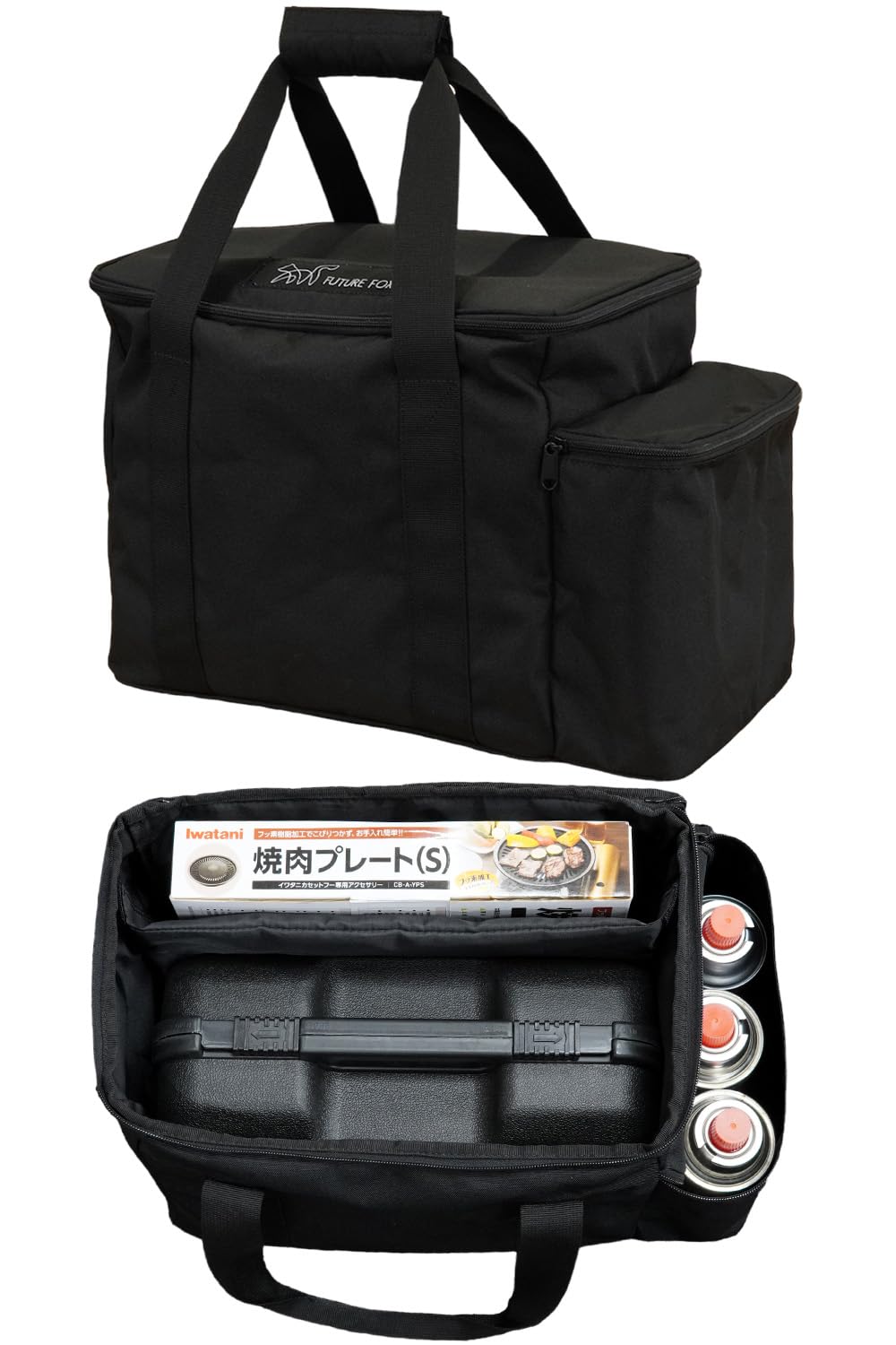 

FUTUREFOX Iwatani Cassette Foo Tough Maru Jr. Storage Case for Tough Maru Jr. Junior, Holds CB Cans Simultaneously