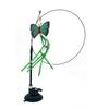 Plastic Sucker Wire Cat Teaser Stick With Suction Cup Cat Playing Teaser Wand Toy  Relieve Boredom
