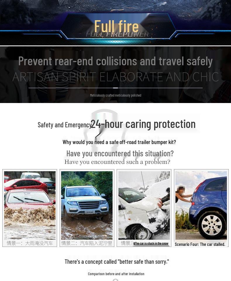 Buick GL8 Luzun Trailer Hitch: Tow Bar & Rear Tow Hook for RV, Motorcycle, & Boat Trailers.