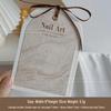 INS Style Dustproof Nail Display Card - Thickened, Wearable, Special Packaging for Nail Salons