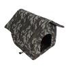 Outdoor Cat House Removable Warm Keeping Waterproof Feral Cat Dog Shelter House for Indoor Garage
