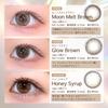 Colored Contact Lenses and Image Modeled by Sakura Twinkle Brown Includes Wet Wipes Water-Light [Official Store] [Produced Miyawaki] 1-Day