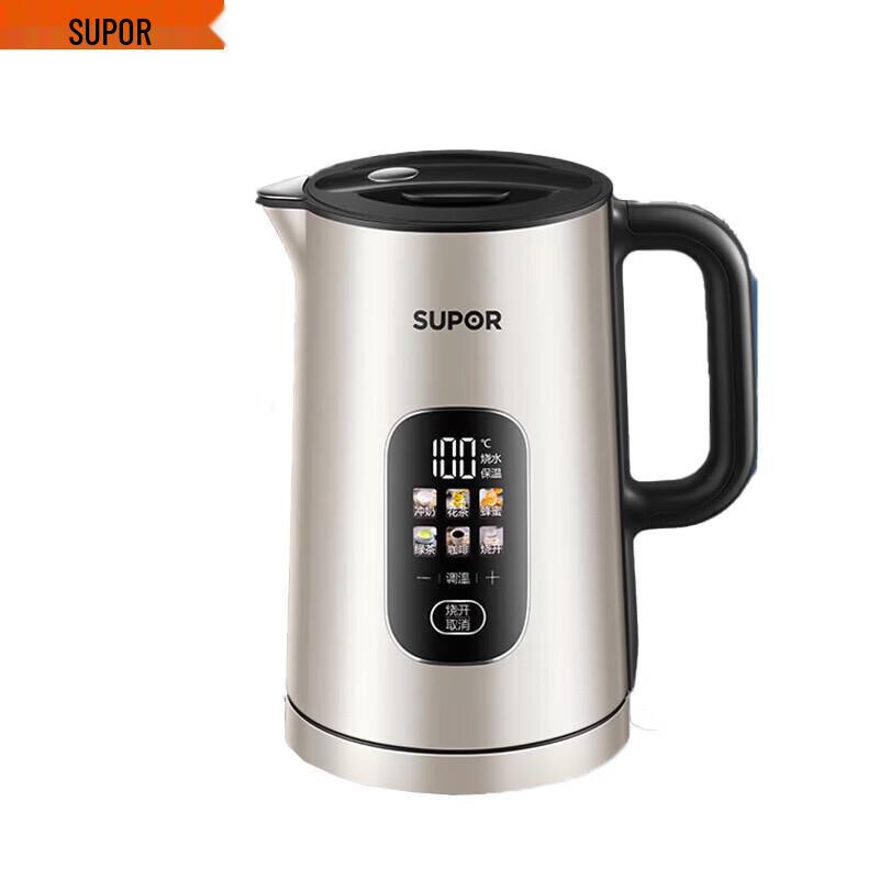 SUPOR 316L Stainless Steel Electric Kettle with Digital Display